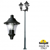 Парковые фонари с 3 светильниками в современном стиле модерн