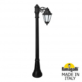 Садовые светильники высотой от 1,5 до 2,5 метров с 1 фонарем. Цвет черный